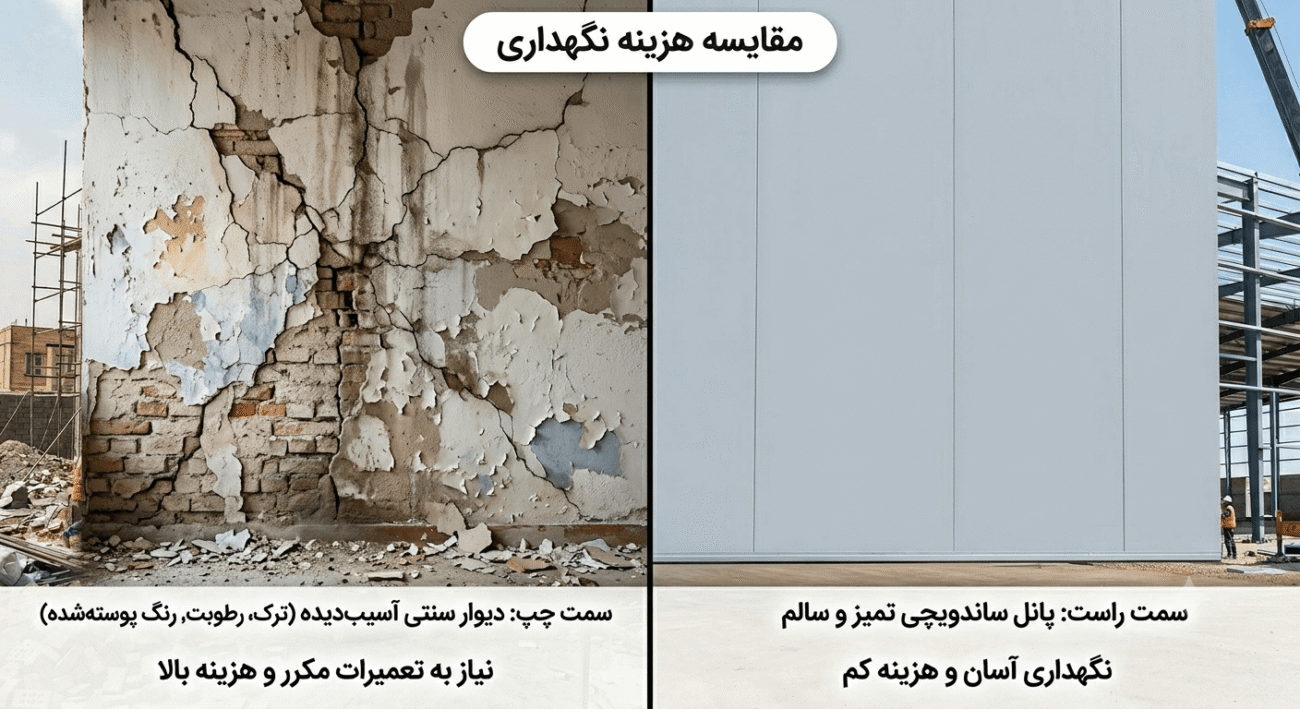مقاومت دیوار آجری و پانل در برابر رطوبت